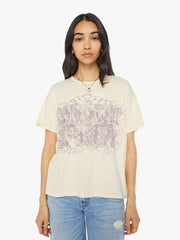 Women Tees / Tanks | Mother Denim The Big Deal - White Sixth Sense