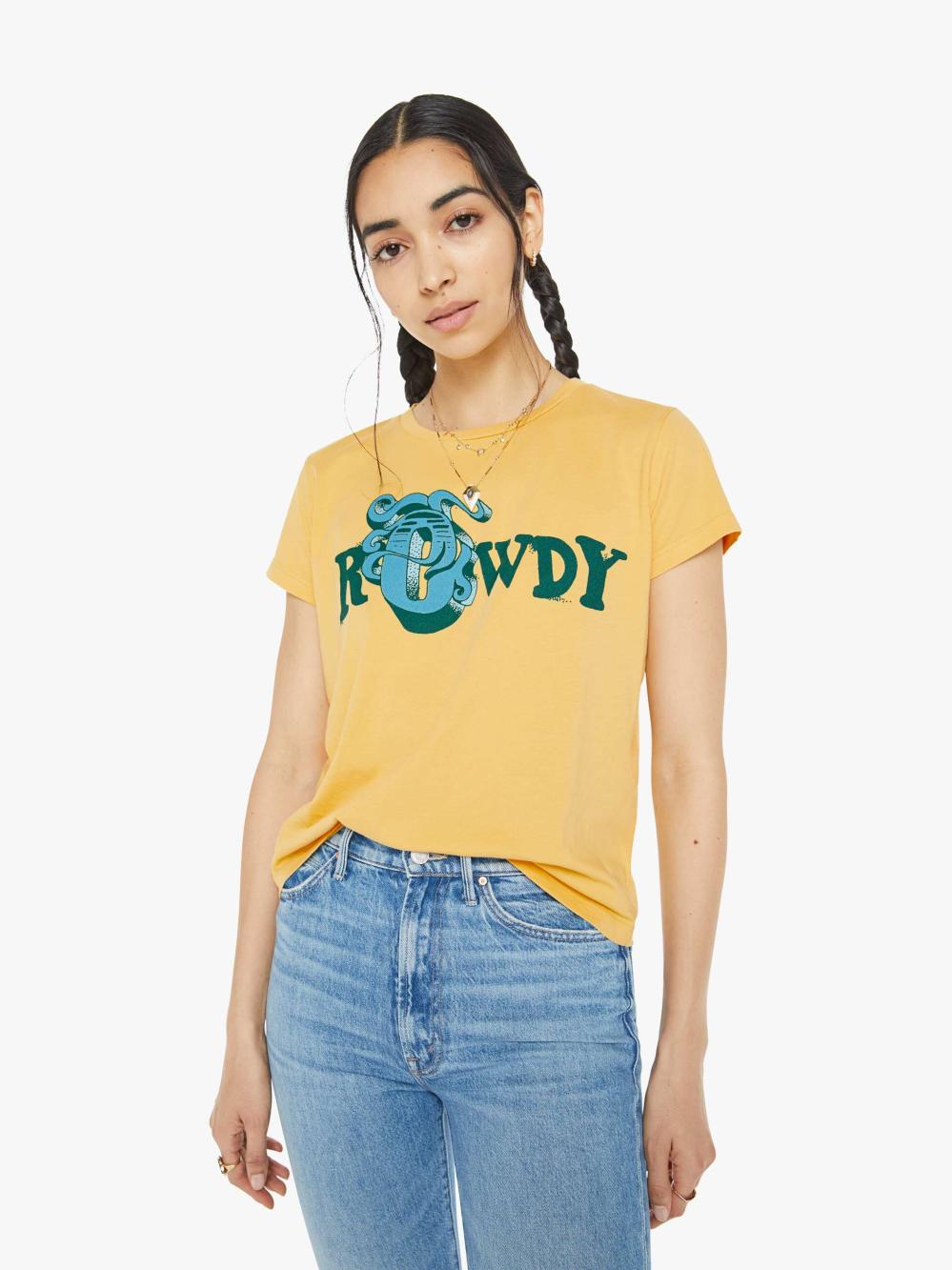 Women Tees / Tanks | Mother Denim The Boxy Goodie Goodie - Rowdy