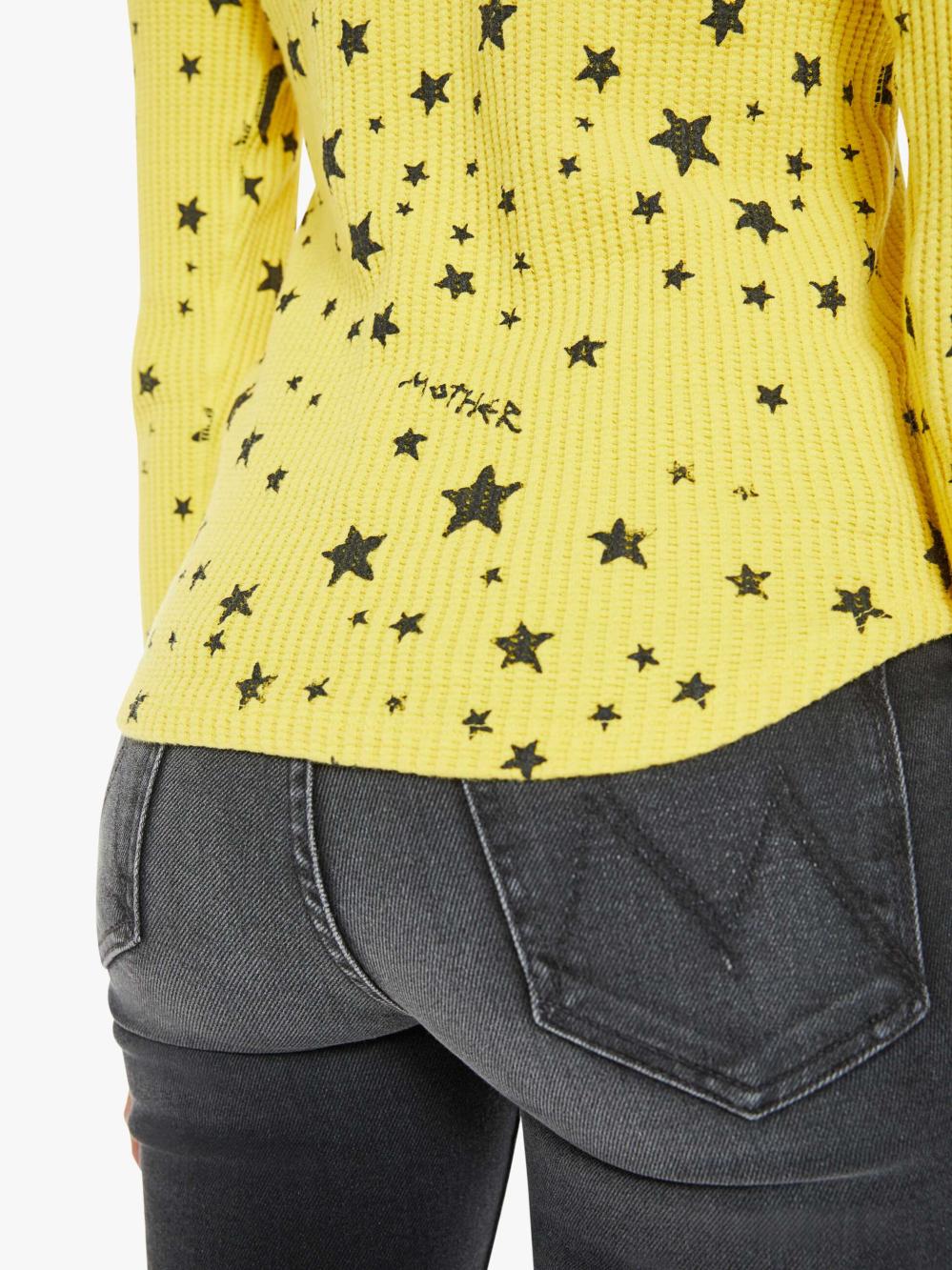 Women Tees / Tanks | Mother Denim The Itty Bitty Goodie Goodie Thermal - Star Power