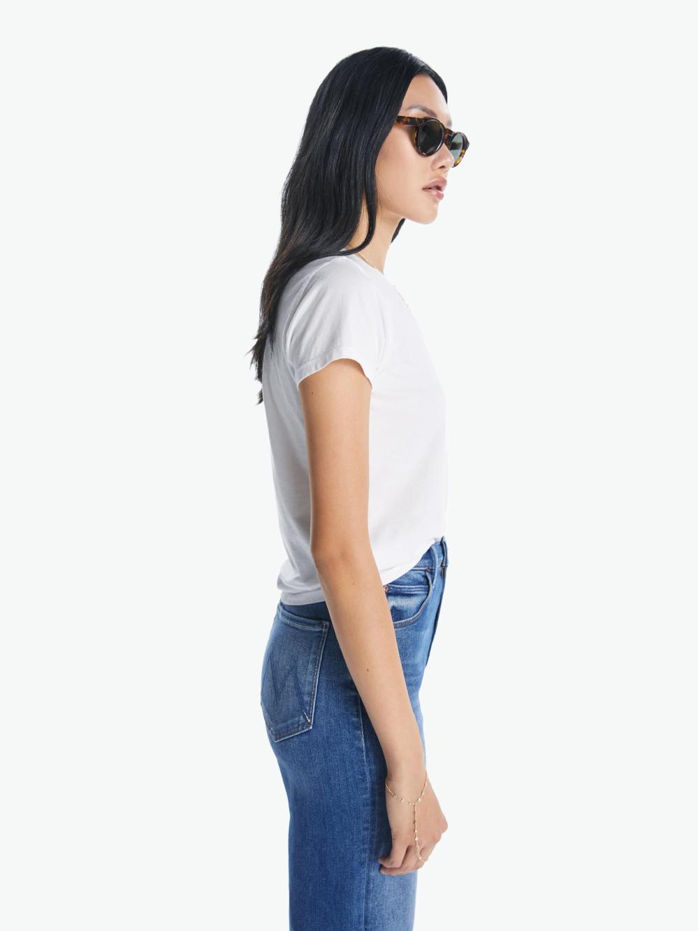 Women Tees / Tanks | Mother Denim THE LIL GOODIE GOODIE -BRIGHT WHITE