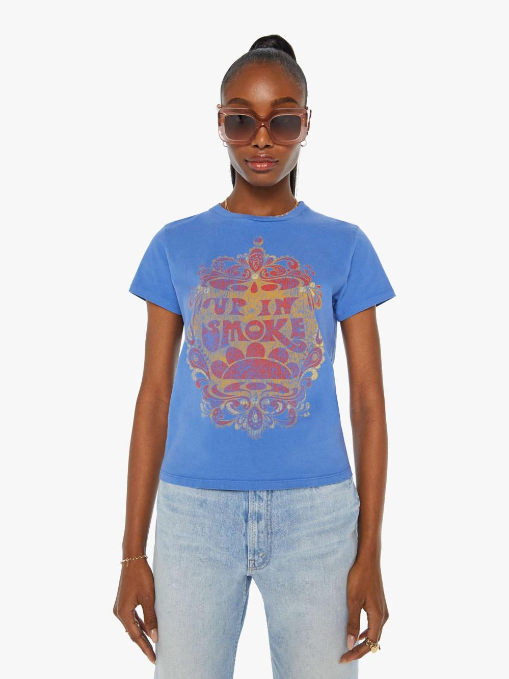 Women Tees / Tanks | Mother Denim The Lil Goodie Goodie - Up In Smoke