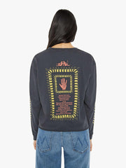 Women Tees / Tanks | Mother Denim The L/S Slouchy Cut Off - Mysticism