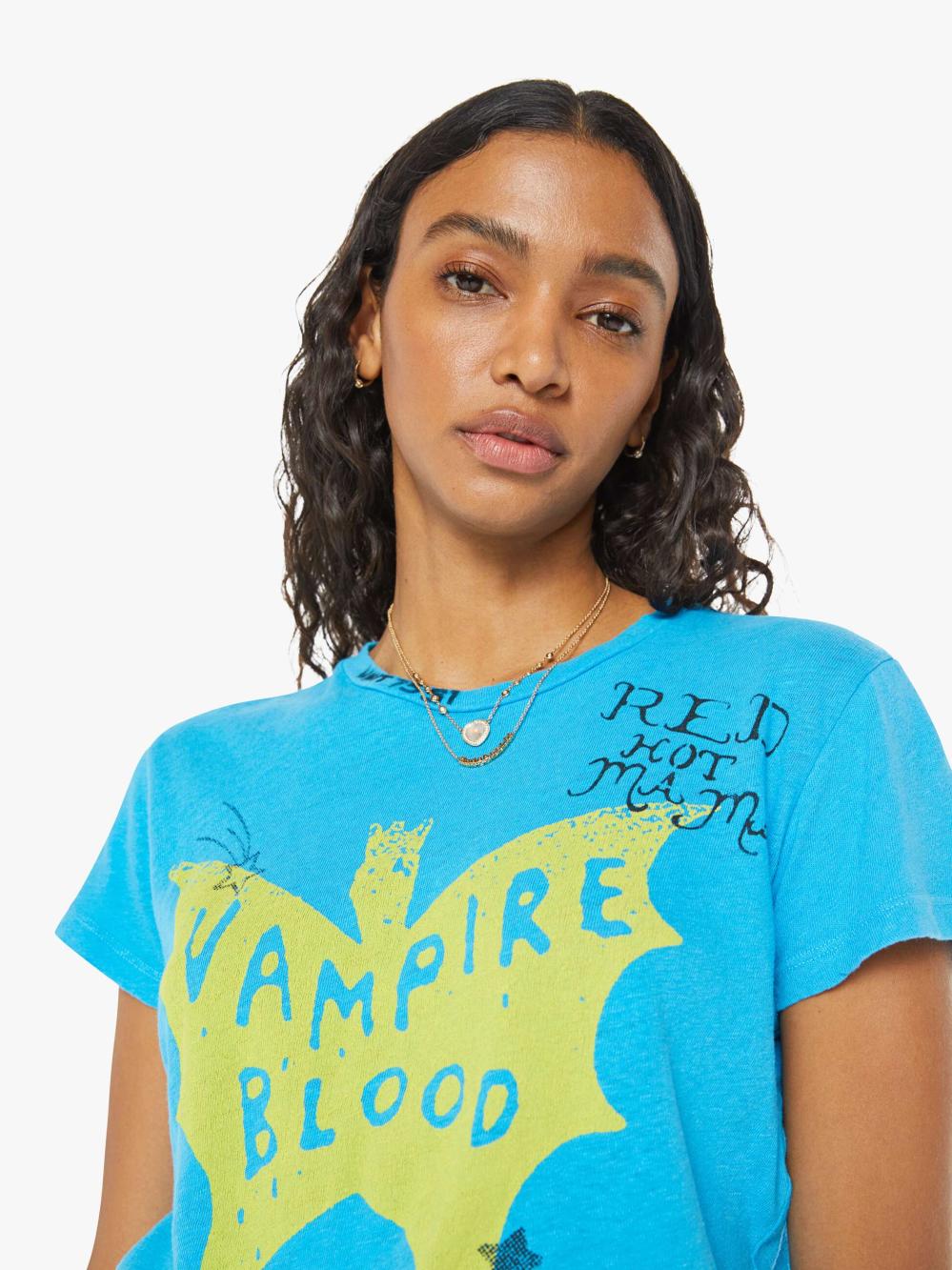 Women Tees / Tanks | Mother Denim The Sinful - Vampire Blood