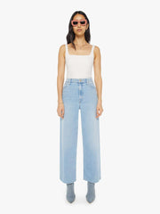 Women Wide Leg | Mother Denim High Waisted Spinner Zip Flood - Mood Ring