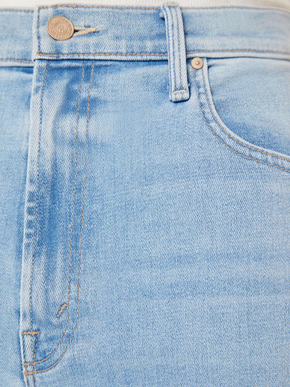 Women Wide Leg | Mother Denim High Waisted Spinner Zip Flood - Mood Ring