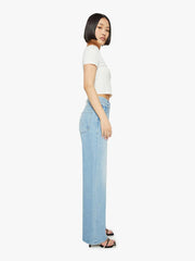 Women Wide Leg | Mother Denim PETITES The Lil' Lasso Sneak - Ivy League Cowboy