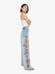 Women Wide Leg | Mother Denim PETITES The Lil' Maven Sneak - Side To Side