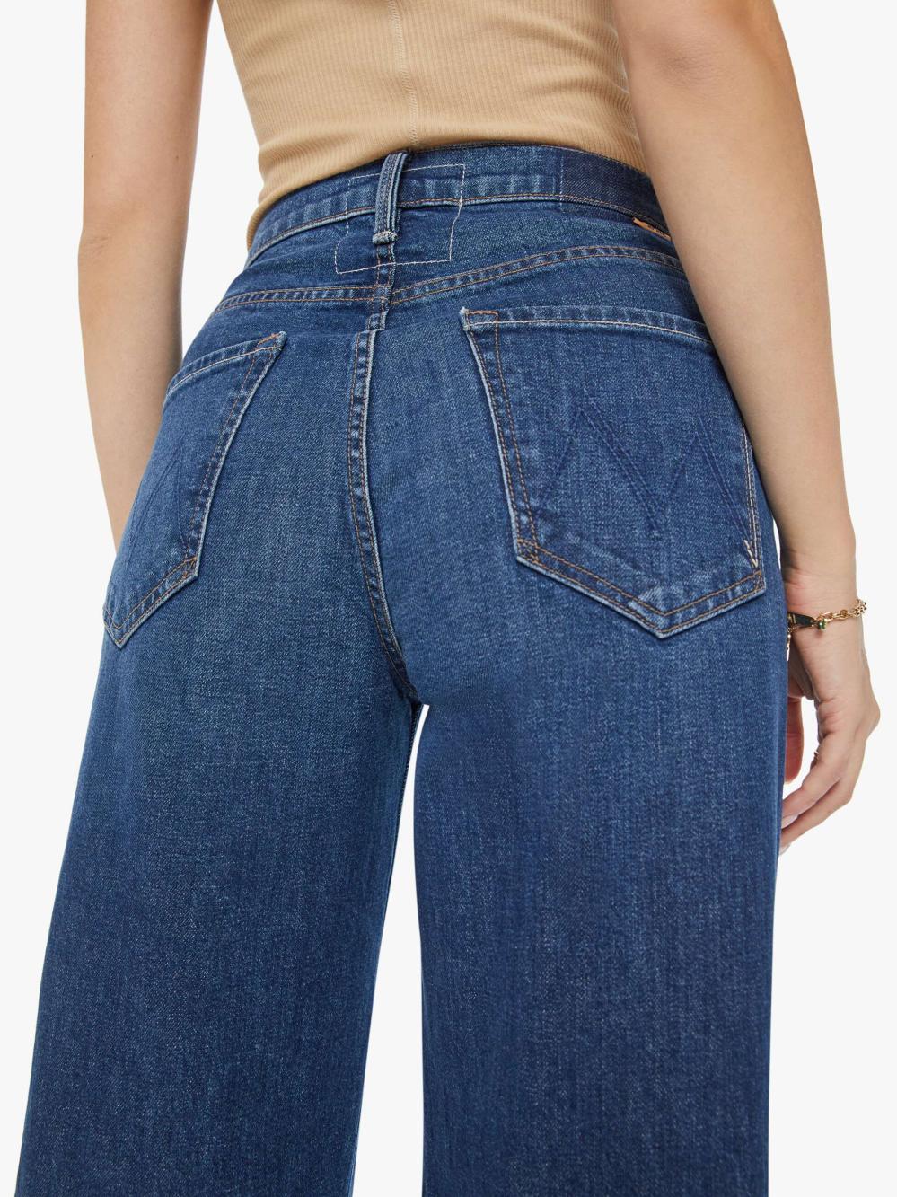 Women Wide Leg | Mother Denim The Ditcher Roller Sneak - Cannonball