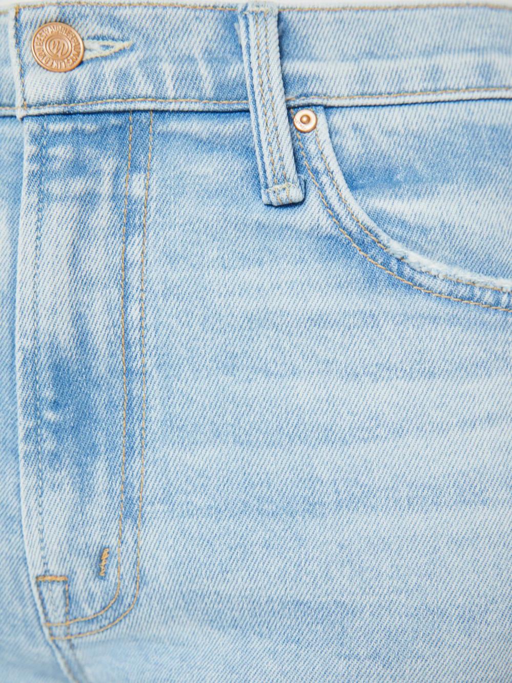 Women Wide Leg | Mother Denim The Ditcher Zip Ankle - Light As A Feather