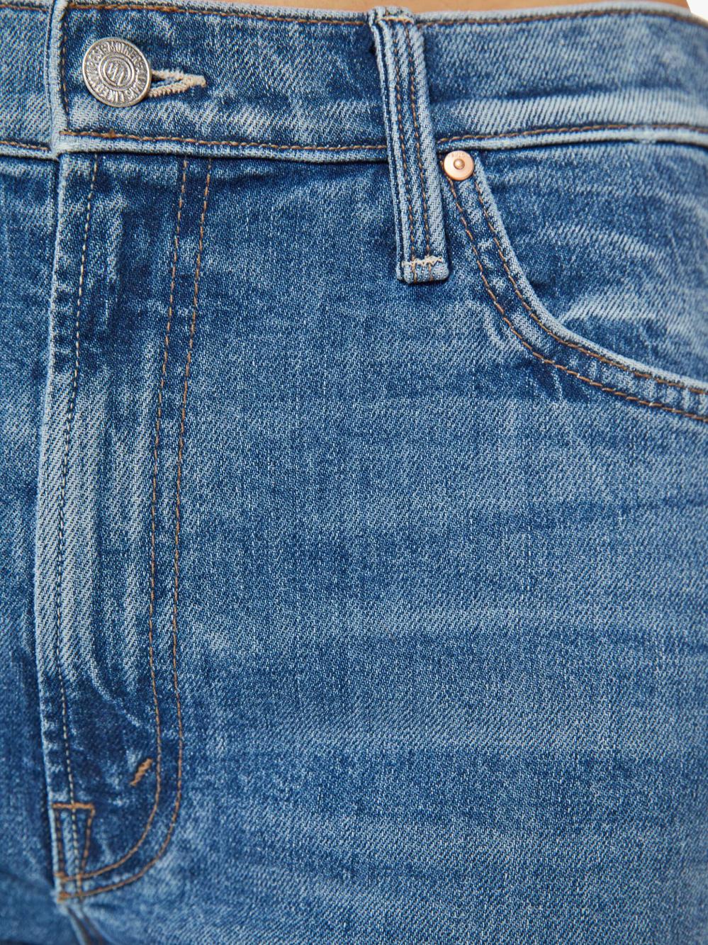 Women Wide Leg | Mother Denim The Dodger Flood Cuff - Toil And Trouble