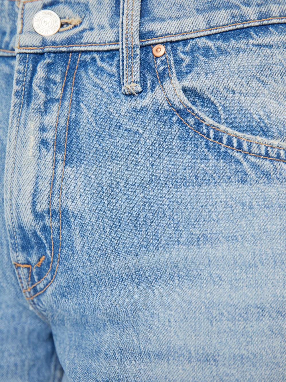 Women Wide Leg | Mother Denim The Down Low Spinner Hover - Holey Roller