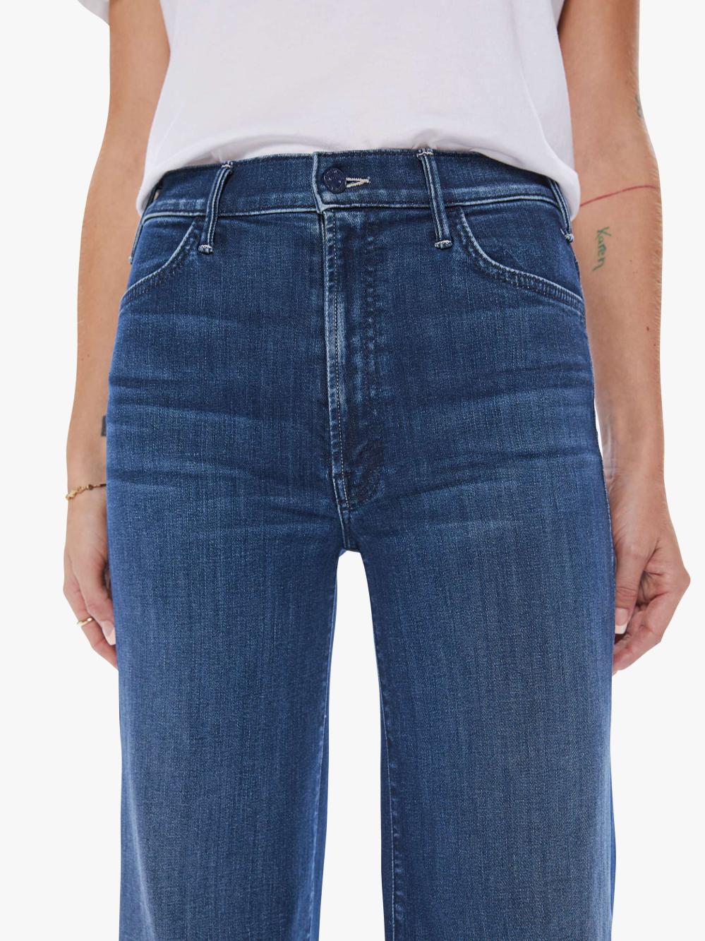 Women Wide Leg | Mother Denim THE HUSTLER ROLLER SNEAK HEIRLOOM