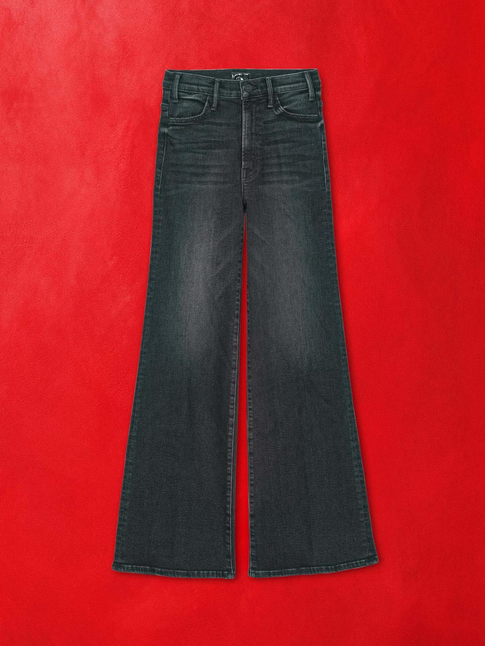 Women Wide Leg | Mother Denim The Hustler Roller Sneak - Not Today Satan