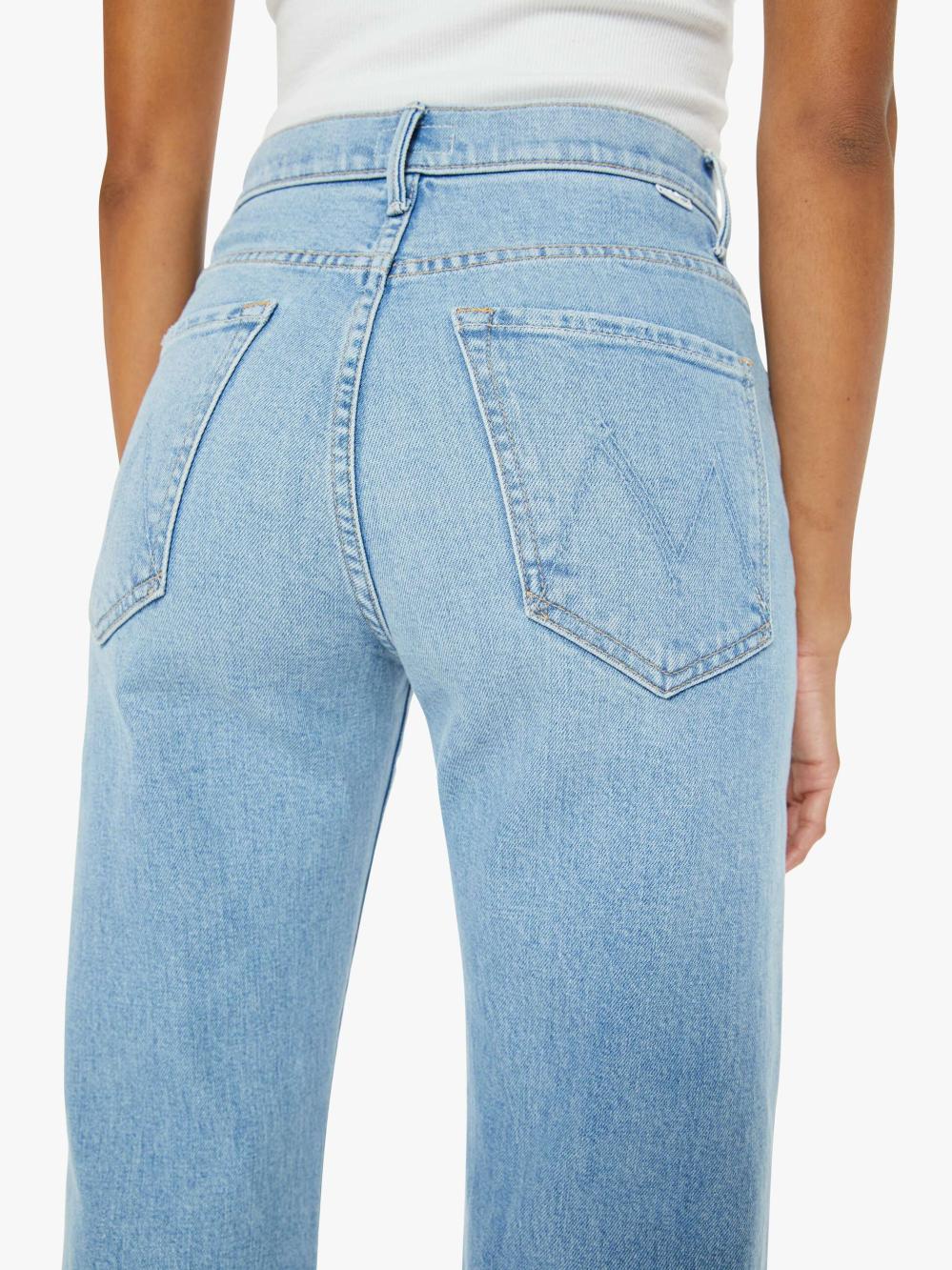 Women Wide Leg | Mother Denim The Lasso Sneak - Ivy League Cowboy