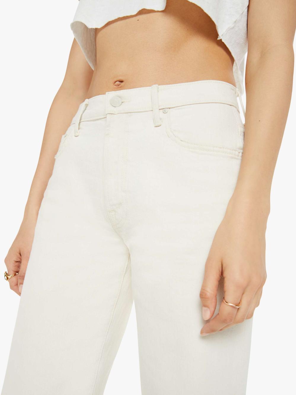 Women Wide Leg | Mother Denim The Mid Rise Maven Ankle Fray - Act Natural