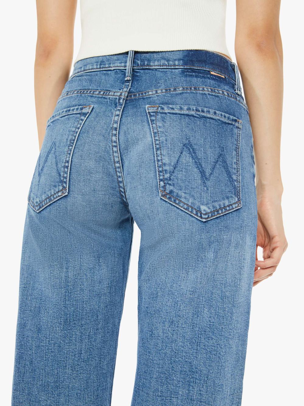 Women Wide Leg | Mother Denim The Mid Rise Maven Ankle - Toil And Trouble
