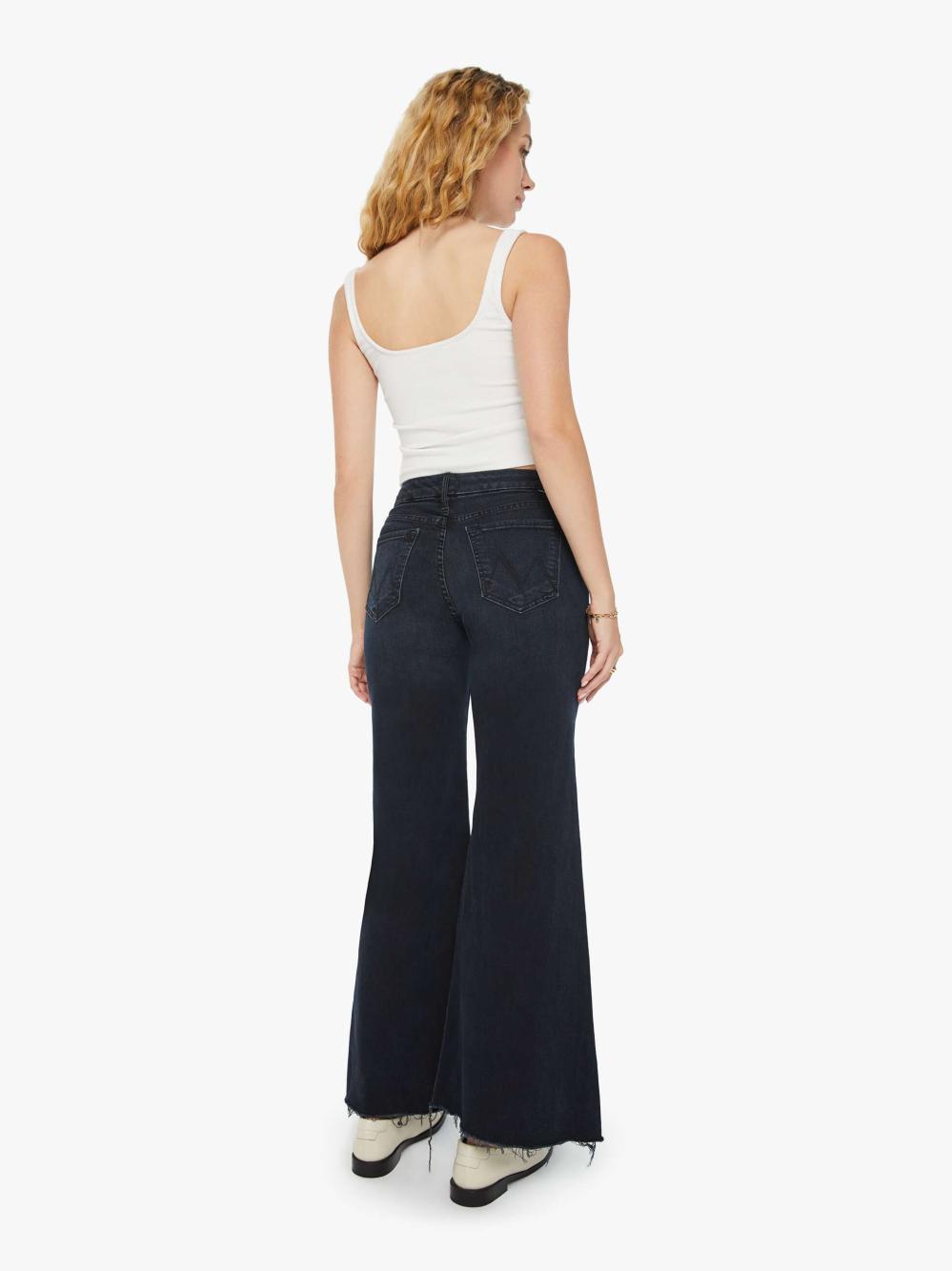 Women Wide Leg | Mother Denim The Roller Fray - Night In Venice