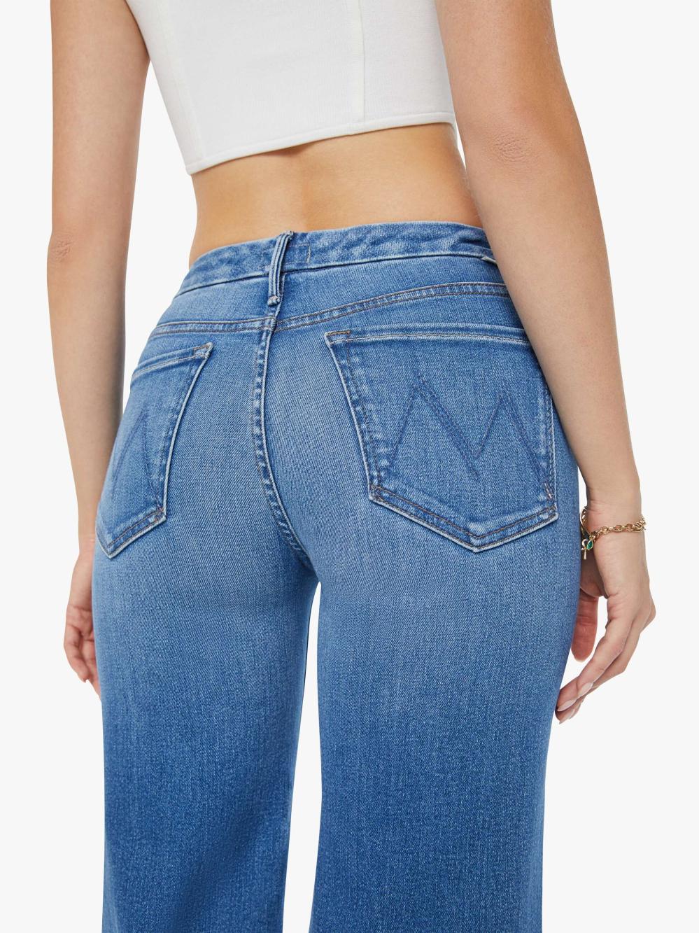 Women Wide Leg | Mother Denim The Roller Fray - Work Hard Play Hard