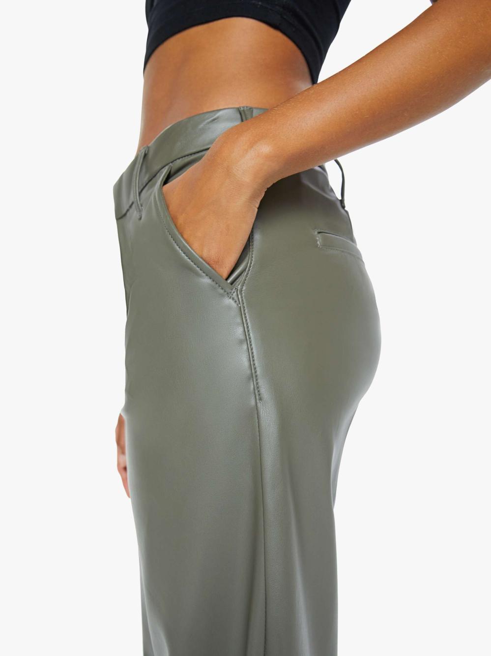 Women Wide Leg | Mother Denim The Sk8Er Prep Sneak - Wax On, Wax Off - Cinder Block