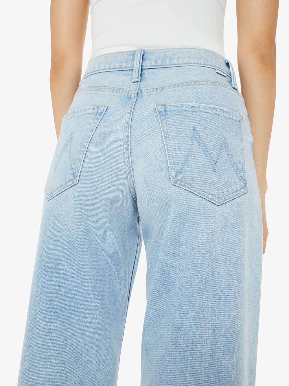Women Wide Leg | Mother Denim The Spinner Zip Sneak - Light As A Feather