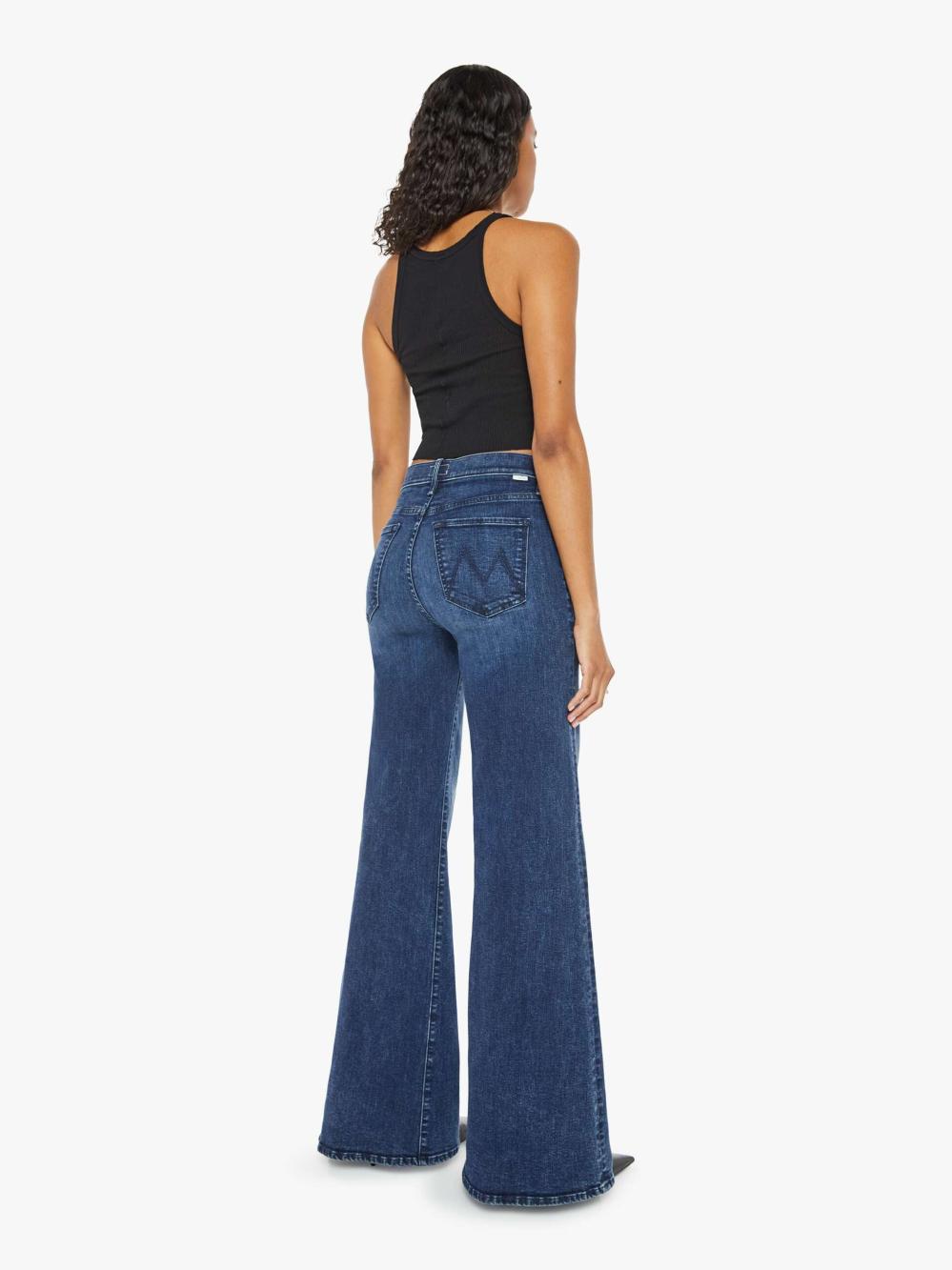 Women Wide Leg | Mother Denim The Tomcat Roller Sneak - I Put A Spell On You