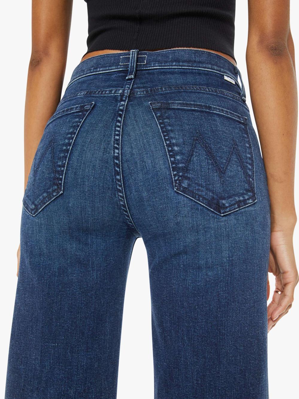Women Wide Leg | Mother Denim The Tomcat Roller Sneak - I Put A Spell On You