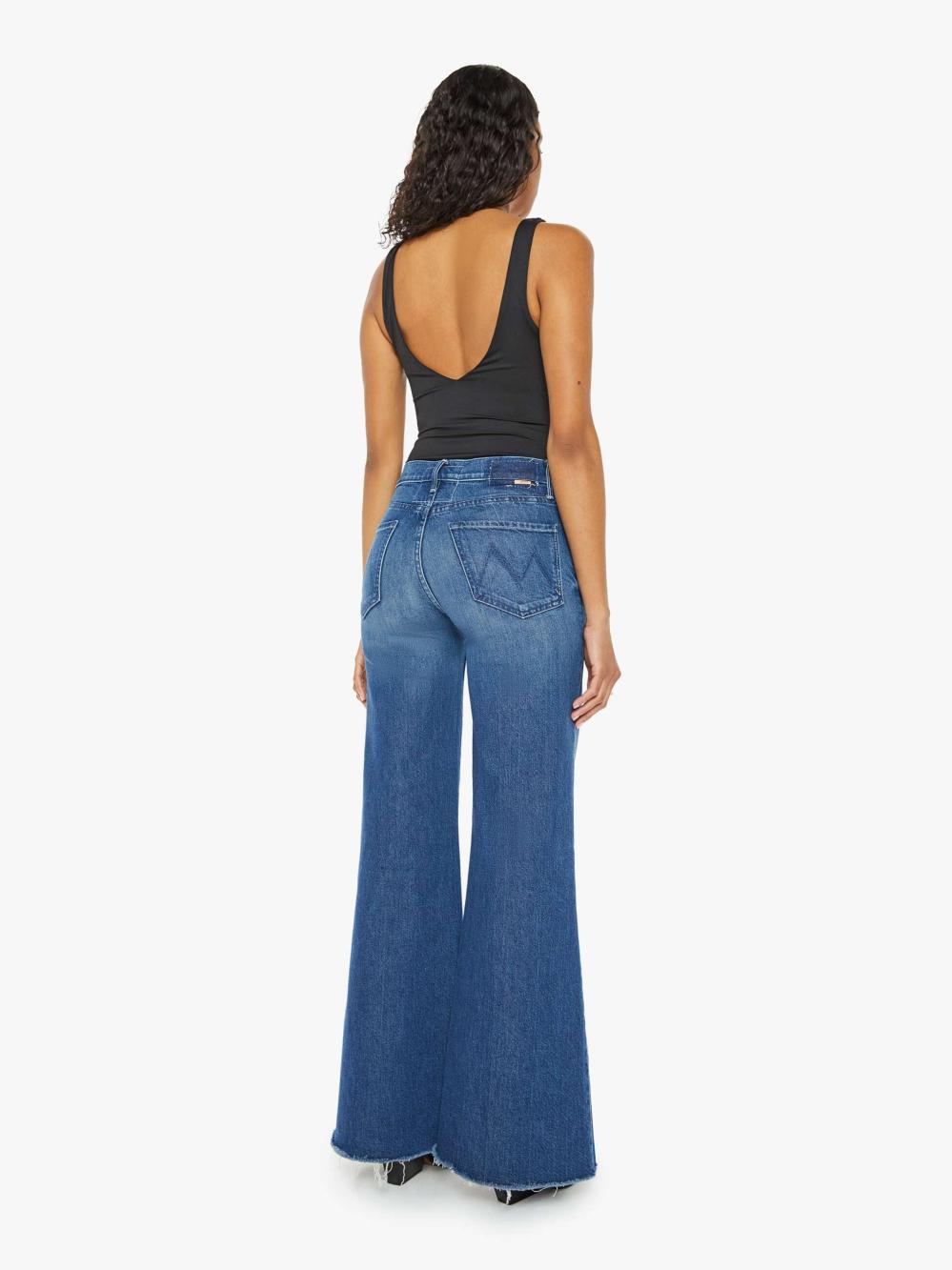 Women Wide Leg | Mother Denim The Twister Sneak Fray - Which Is Witch